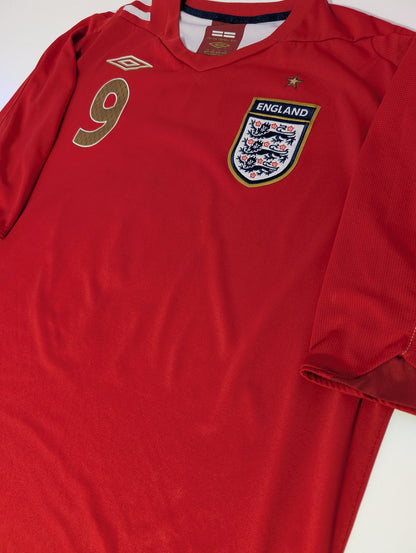 England #9 Rooney 2006 Away Jersey